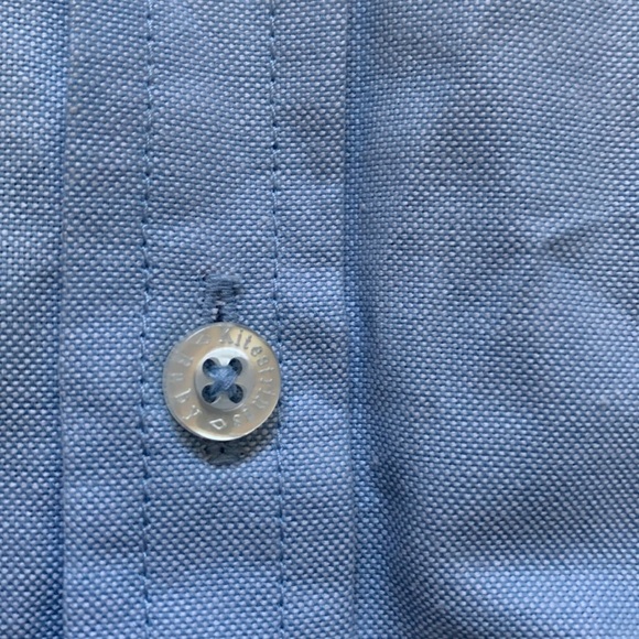 Hartstrings Kitestrings Baby Blue Christmas Buttondown Bodysuit 12 Months Tie - Picture 8 of 12